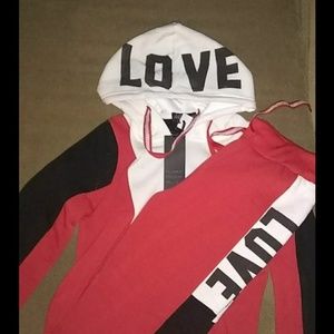 Love sweatpant and hoodie